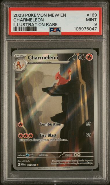 Charmeleon 169/165 151 Illustration Rare PSA 9 106975047