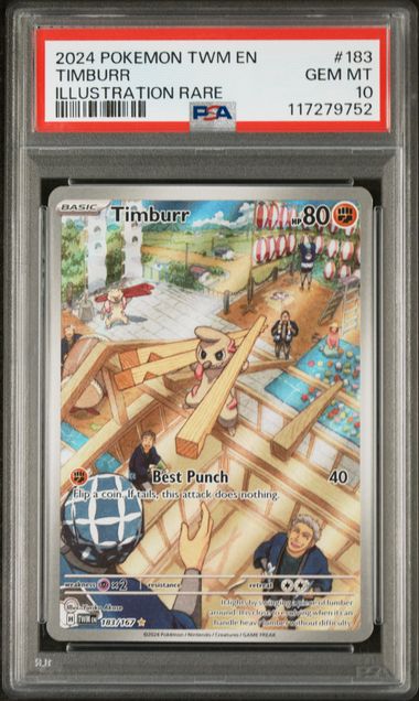 Timburr 183/167 Twilight Masquerade PSA 10 117279752