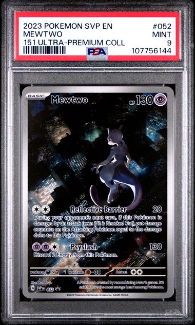 Mewtwo (052) Black Star Promo PSA 9 107756144