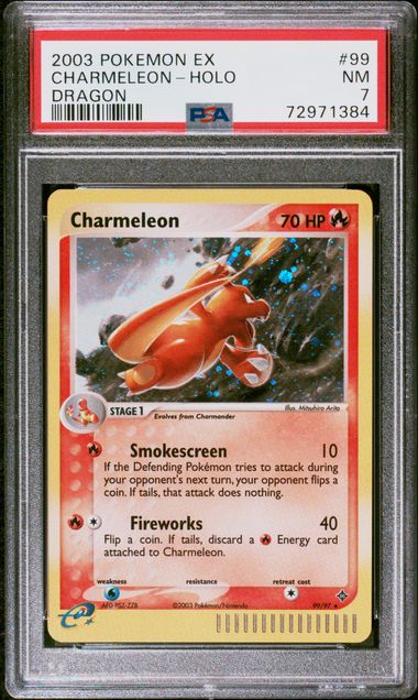 Charmeleon 99/97 EX Dragon PSA 7 72971384