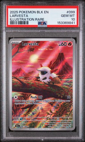 Larvesta 099/086 Black Bolt PSA 10 153369841