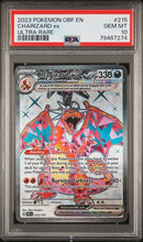 Charizard ex 215/197 Obsidian Flames PSA 10 79467274