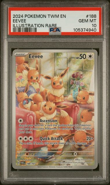 Eevee 188/167 Twilight Masquerade PSA 10 105374940