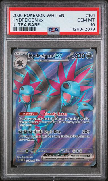 Hydreigon ex 161/086 White Flare PSA 10 126842879