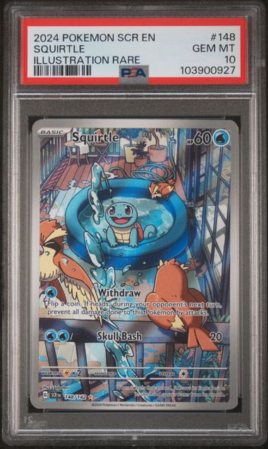 Squirtle 148/142 Stellar Crown PSA 10 103900927