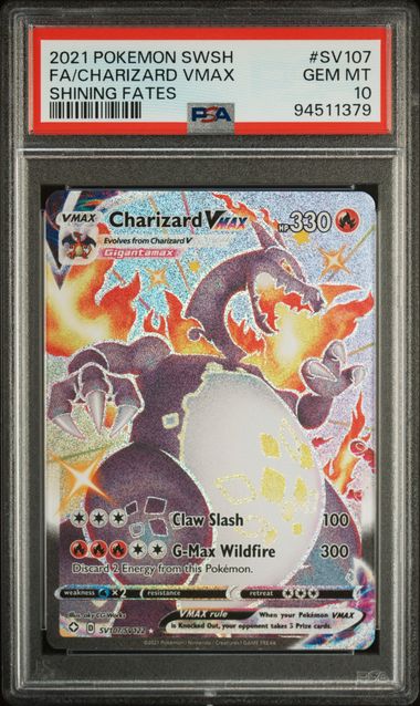 Charizard VMAX SV107/SV122 Shining Fates PSA 10 94511379