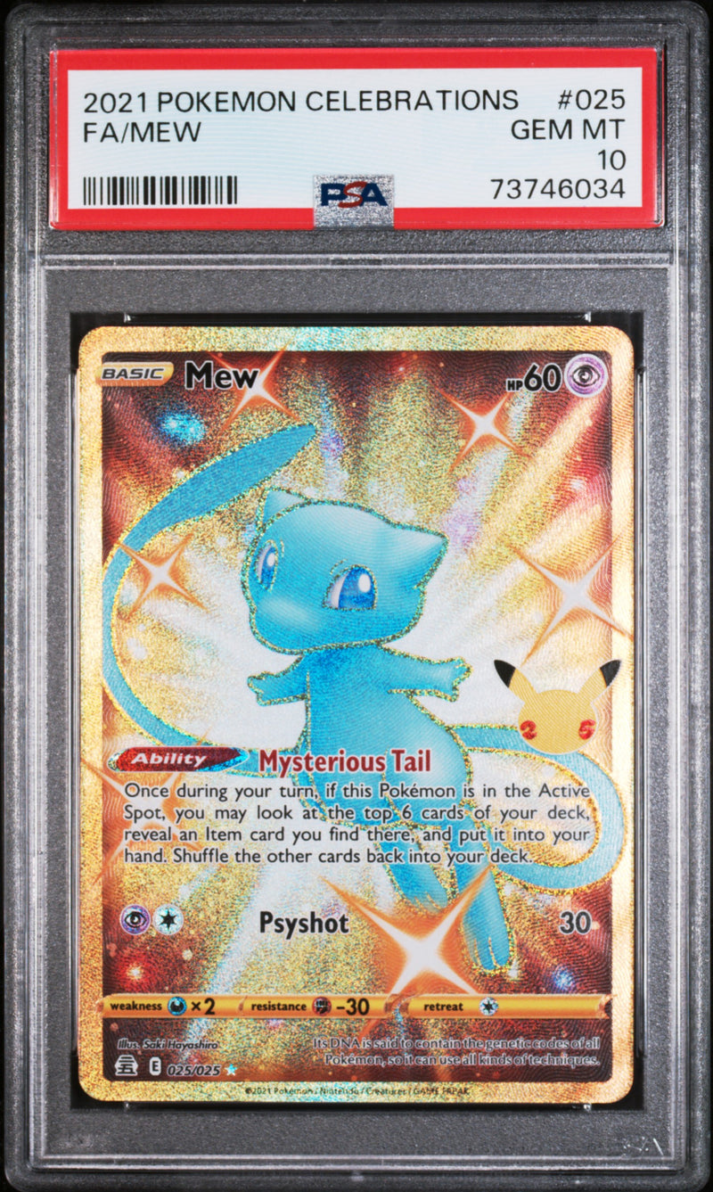 MEW 025/025 Celebrations PSA 10 73746034
