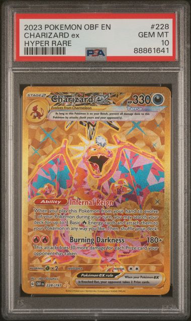 Charizard ex 228/197 Scarlet & Violet: Obsidian Flames PSA 10 88861641