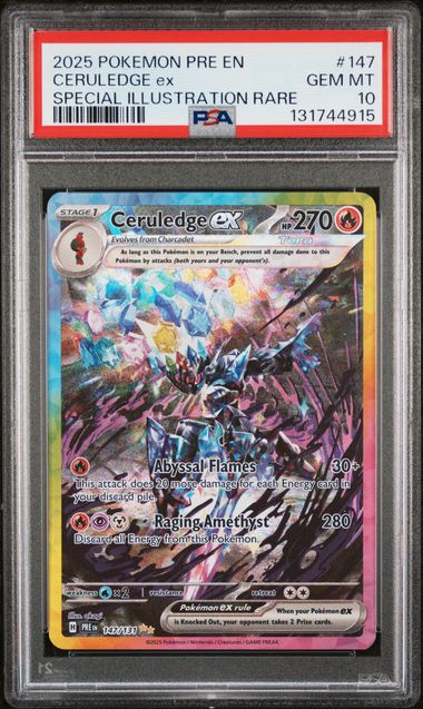 Ceruledge ex 147/131 Prismatic Evolutions PSA 10 131744915