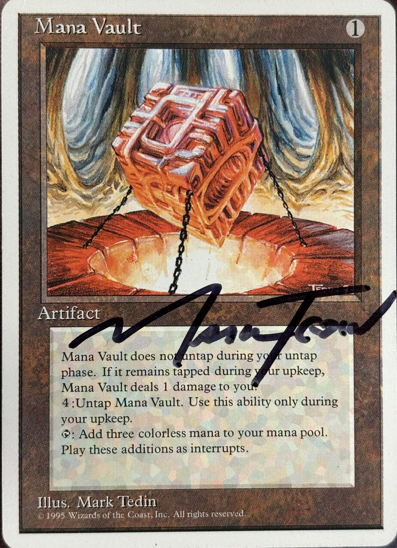 Mana Vault SIGNED [Fourth Edition]
