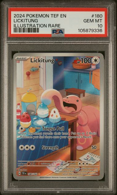 Lickitung 180/162 Scarlet & Violet: Temporal Forces PSA 10 105879336