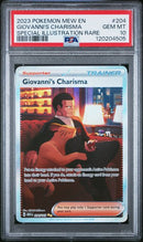 Giovanni's Charisma 204/165 151 Special Illustration Rare PSA 10 120204505