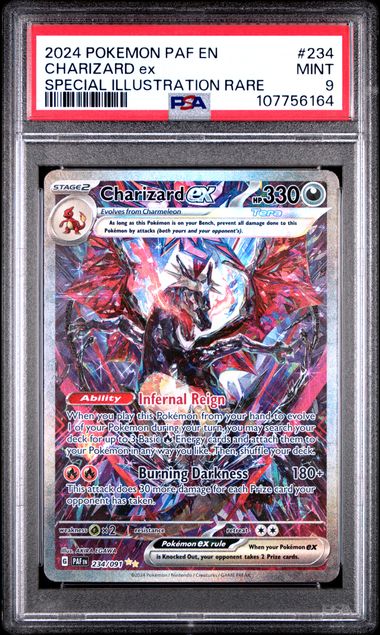 Charizard ex 234/091 Paldean Fates PSA 9 107756164