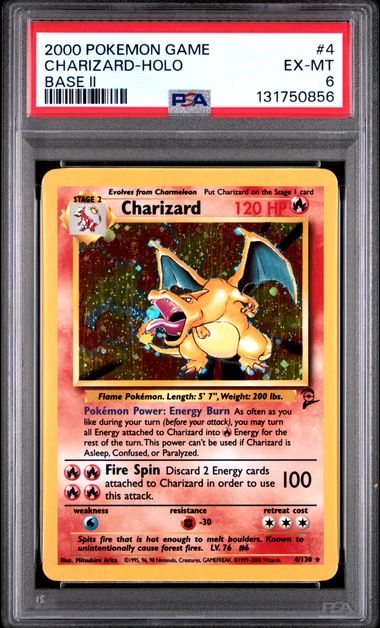 Charizard 4/130 Base Set 2 PSA 6 131750856