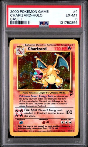 Charizard 4/130 Base Set 2 PSA 6 131750856