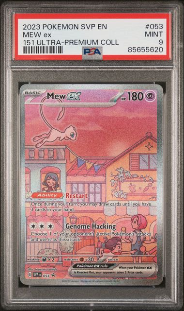 Mew ex (053) Black Star Promo PSA 9 85655620