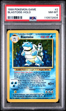 Blastoise 2 Base Set Holo PSA 8 110572604