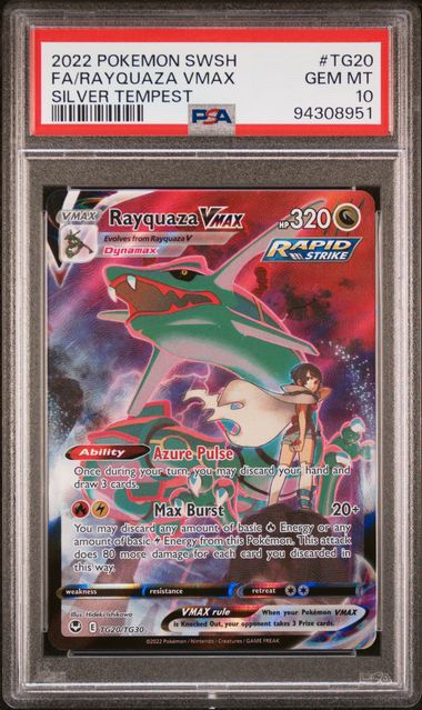 Rayquaza VMAX TG20/TG30 Silver Tempest PSA 10 94308951