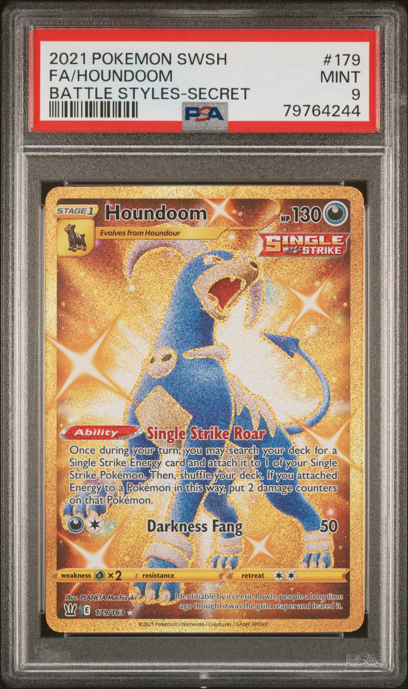 Houndoom 179/163 Battle Styles PSA 9 79764244
