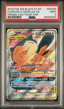 Eevee & Snorlax GX SM169 Black Star Promo PSA 9 89489964
