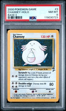 Chansey - Holo 3/130 Base Set 2 PSA 8 119030723