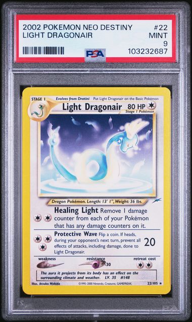 Light Dragonair 22/105 Neo Destiny PSA 9 103232687