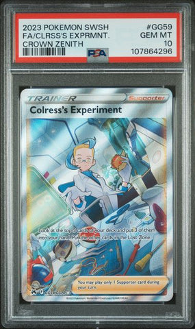 Colress's Experiment GG59/GG70 Crown Zenith PSA 10 107864296