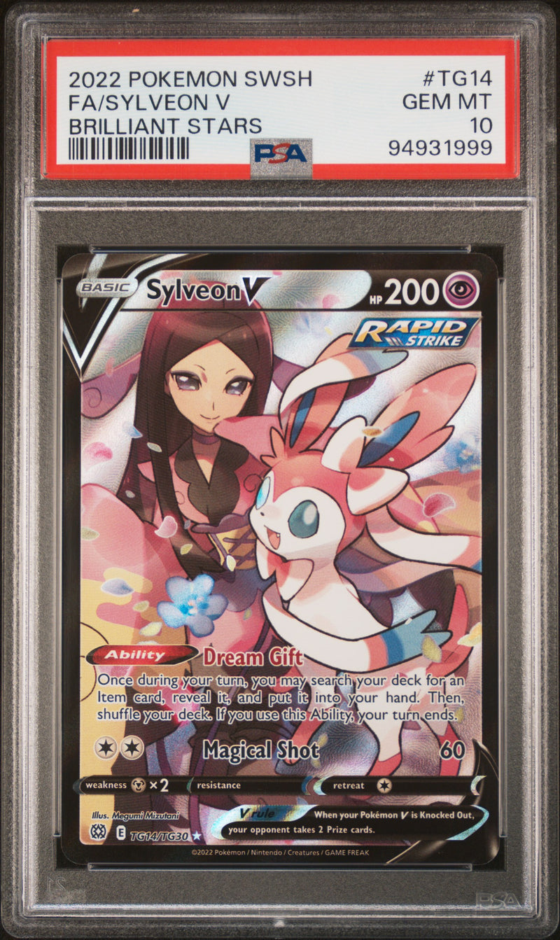 Sylveon V TG14/TG30 Brilliant Stars Trainer Gallery PSA 10 94931999