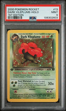 Dark Vileplume - Holo 13/82 Team Rocket 1st Edition PSA 9 106302603