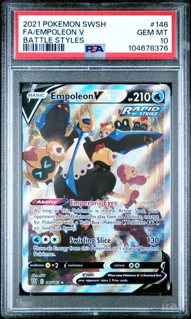 Empoleon V 146 Battle Styles PSA 10 104678376