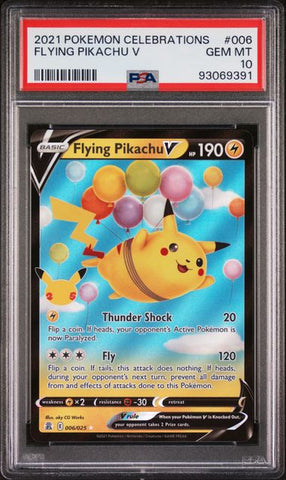 Flying Pikachu V 006/025 Celebrations PSA 10 93069391