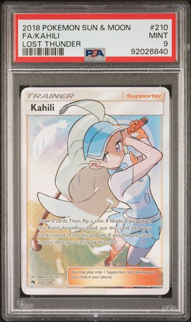 Kahili 210/214 Lost Thunder PSA 9 92026840
