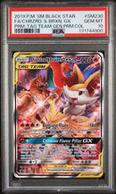 Charizard & Braixen GX SM230 Black Star Promo PSA 10 131744900