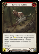 Ravenous Rabble (Red) [U-ARC191] Unlimited Rainbow Foil
