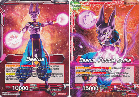 Beerus // Beerus, Furious Strike [BT8-002]