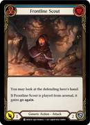 Frontline Scout (Blue) [MON274-RF] 1st Edition Rainbow Foil