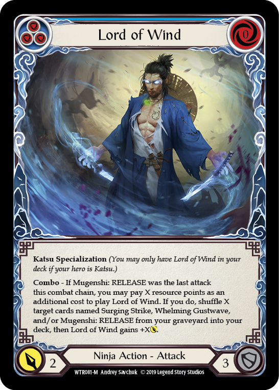 Lord of Wind [WTR081-M] Alpha Print Normal