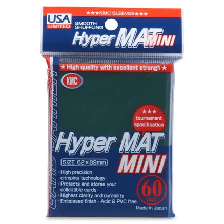 KMC Card Sleeves - Hyper Matte Mini - (60-Pack)