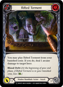 Rifted Torment (Yellow) [U-MON178-RF] Unlimited Rainbow Foil