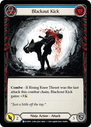 Blackout Kick (Blue) [U-WTR091] Unlimited Rainbow Foil