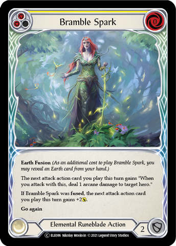 Bramble Spark (Yellow) [U-ELE086] Unlimited Rainbow Foil