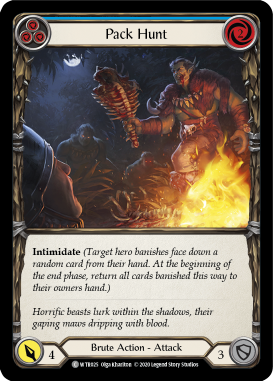 Pack Hunt (Blue) [U-WTR025] Unlimited Rainbow Foil