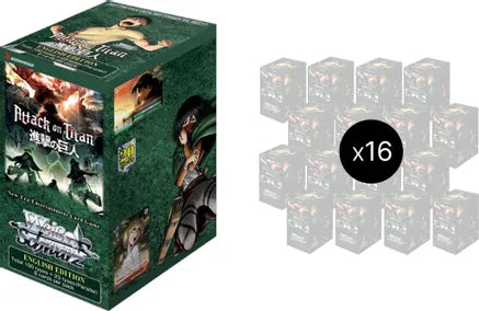 Attack on Titan Vol 2 Booster Box Case (16 boxes)