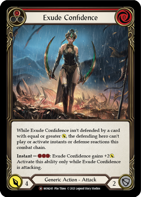 Exude Confidence [U-MON245-RF] Unlimited Rainbow Foil