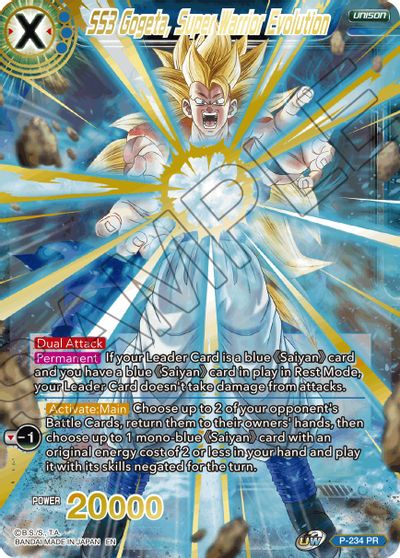 SS3 Gogeta, Super Warrior Evolution (Alternate Art) [P-234]