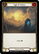 Sigil of Solace (Yellow) [U-WTR174] Unlimited Normal
