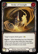 Stroke of Foresight (Yellow) [U-WTR139] Unlimited Rainbow Foil