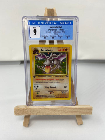 Aerodactyl Prerelease Promo Fossil 1st Edition CGC 8 3777107037