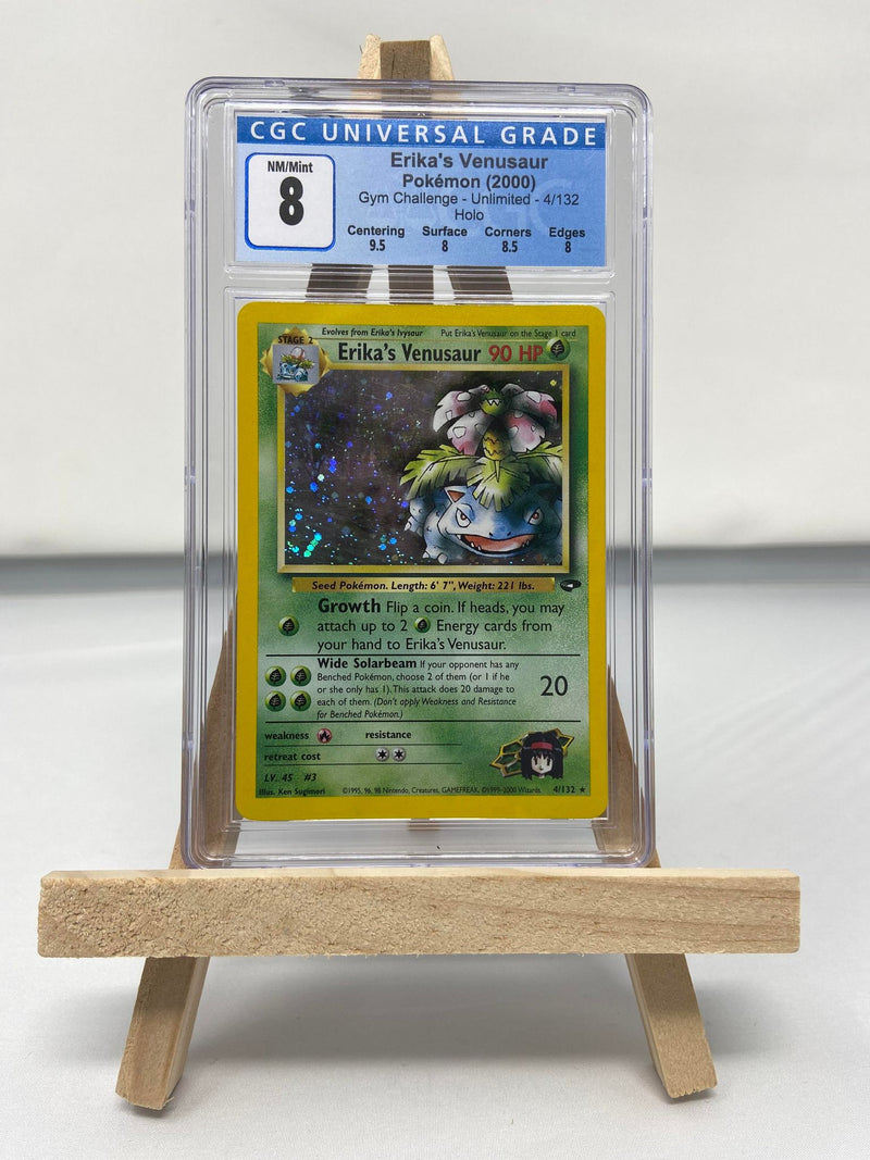 Erika's Venusaur 4/132 Gym Challenge CGC 8 3735324079