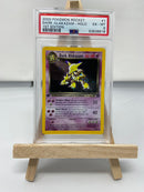 Dark Alakazam 1/82 Team Rocket 1st Edition PSA 6